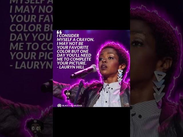 Unforgettable Words of Wisdom from Lauryn Hill: A Must-See YouTube Reel