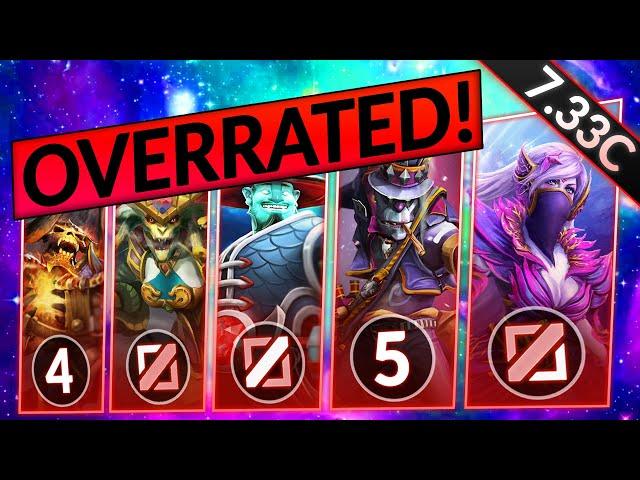 MOST OVERRATED HERO in Every Role - AVOID THESE HEROES! - Dota 2 Meta Guide (Best and Worst)