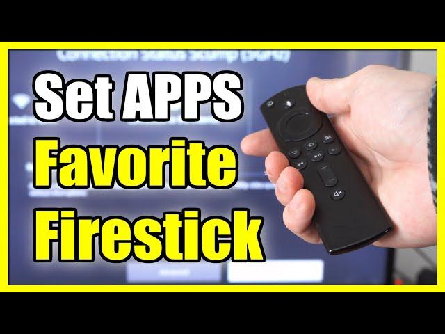 How to Add Favorite Apps & TV Channels on Firestick (Easy Method)