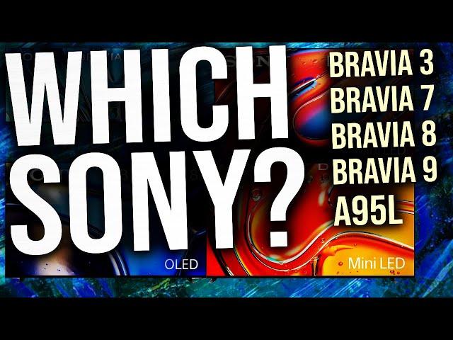 Sony BRAVIA TV Buyer's Guide 2024 | 3 7 8 9