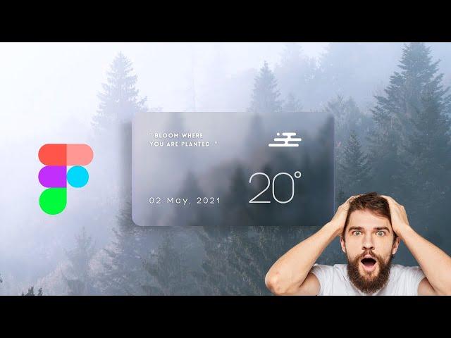Figma Design: How to Create Glassmorphism Effect