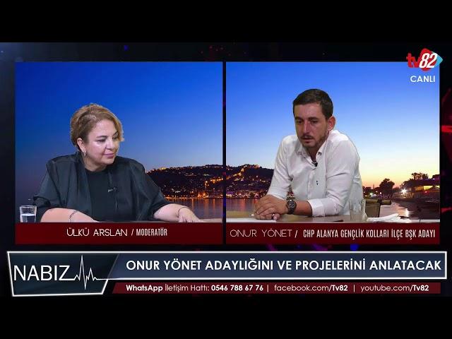 ONUR YÖNET ADAYLIĞINI VE PROJELERİNİ ANLATACAK