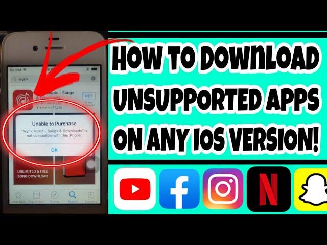 How to Install Unsupported Apps on iOS 9.3.5 / 9.3.6 !  No Computer(2022!)