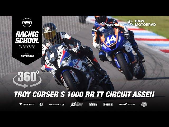 Troy Corser  S1000RR M 360° Onboard in TT Circuit Assen