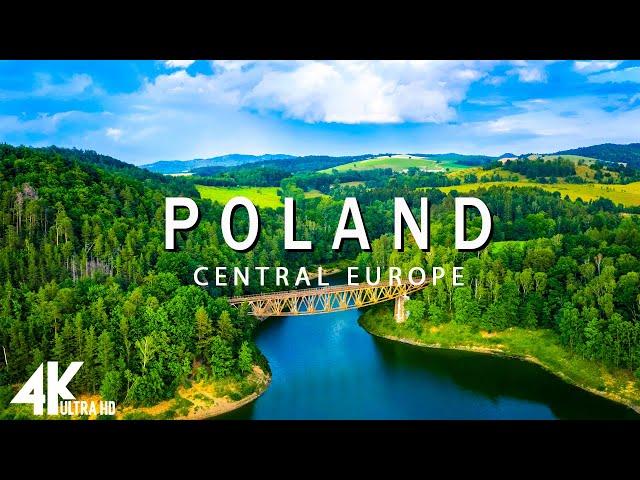 FLYING OVER POLAND (4K UHD) - Relaxing Music Along With Beautiful Nature Videos - 4K Video Ultra HD