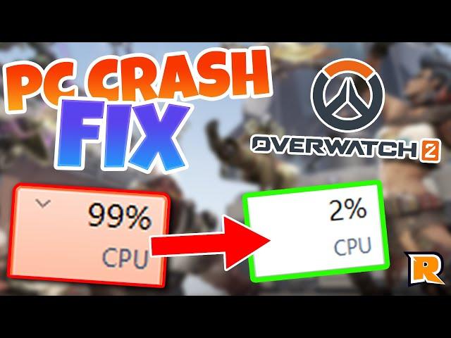 How to STOP Overwatch 2 from CRASHING your PC! NO REINSTALL! With this a new Method!