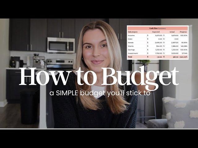 How to build a budget you'll actually stick to | Budgeting 101