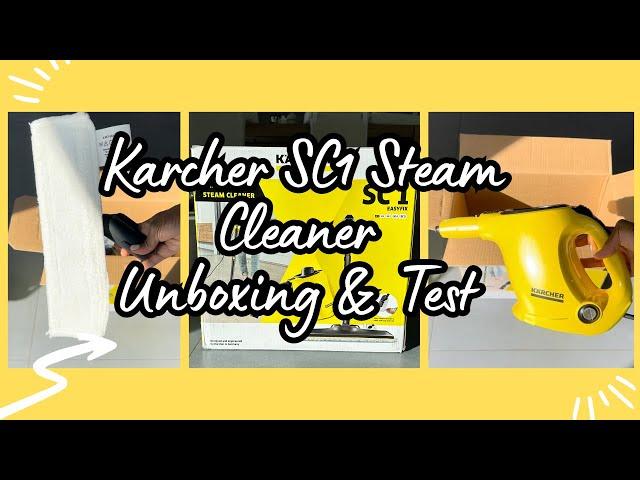  Light & powerful Steam Cleaner - Unboxing Karcher SC1 EasyFix #karcher #steam #cleaning #unboxing