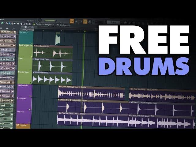 789 Free EDM & Trap Drum Samples & Loops | Free Drums Mega Pack