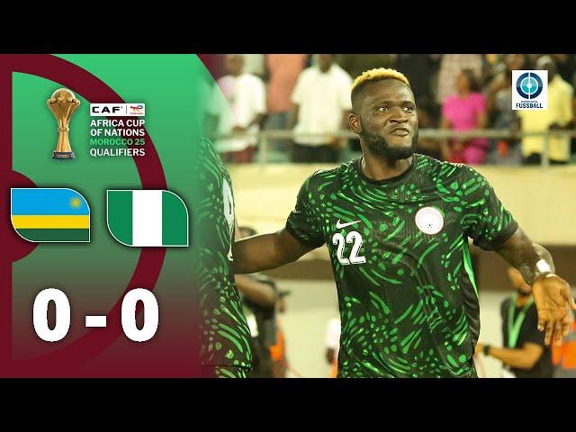 Boniface trifft nur Alu! Super Eagles straucheln | Ruanda - Nigeria