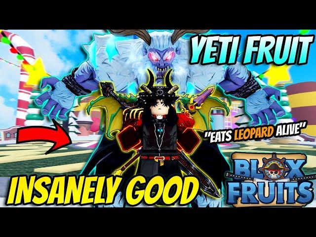 The *NEW* Yeti Fruit Is INSANELY Overpowered In Blox Fruits (Must Try)