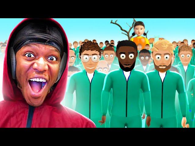 SIDEMEN SQUID GAME VS 100 FANS