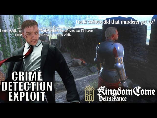 Kingdom Come Crime Detection Exploit - Never Get Caught Again! #kcd