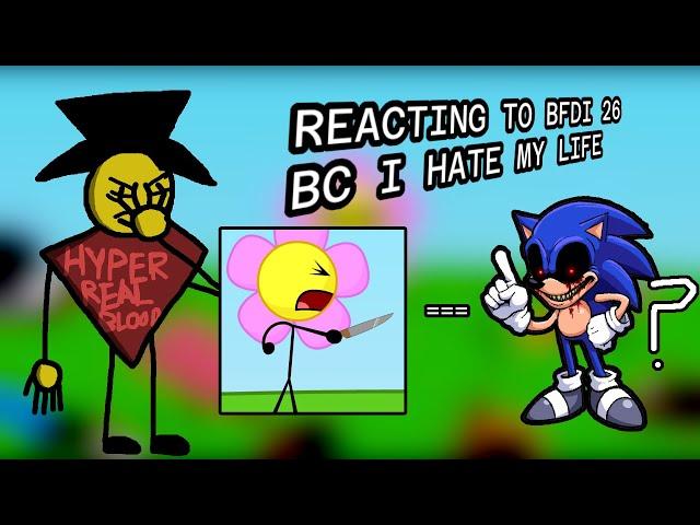 (READ DESC BEFORE WATCHING) reacting to BFDI 26!!!!!!!!!!!!!!! (not real, the 'lost episode')