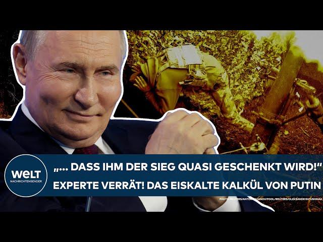 UKRAINE-KRIEG: "..., dass ihm der Sieg quasi geschenkt wird" Experte verrät Putins eiskaltes Kalkül