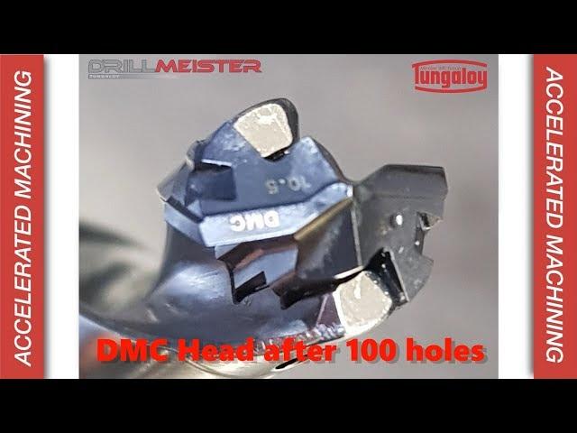 New DMC DrillMeister Head from Tungaloy AMAZING TOOL LIFE