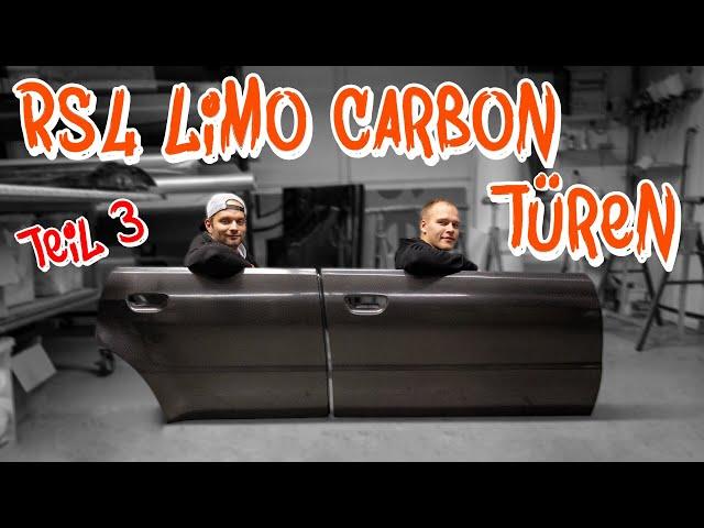 Die RS4 Limo bekommt Carbon Türen! Abholung und Lackierung -  Teil 3 | Philipp Kaess |