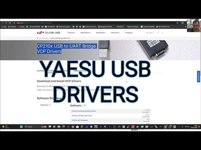 CP210x USB to UART Bridge VCP Drivers for YAESU RADIOS