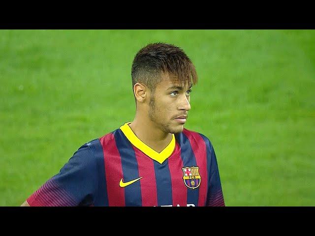 Neymar's First Game for Barcelona