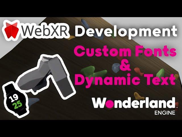 Custom Fonts & Dynamic Text in Wonderland Engine