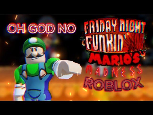 Oh God No | Recreated in Roblox | Mario Madness V2 | REMAKE