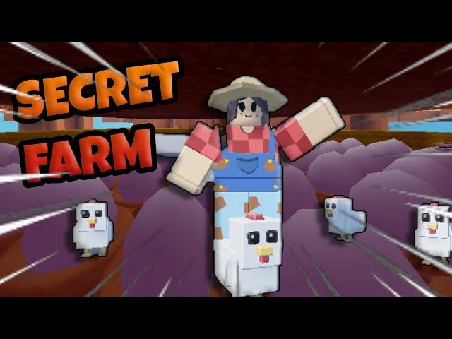 We MADE a SECRET Chicken Farm in Roblox Bedwars!