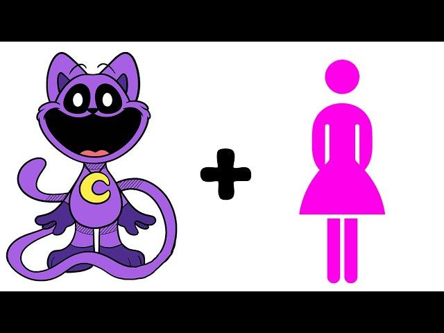 CATNAP + WOMAN = ???| Challenge To Combine Characters  Poppy Playtime Chapter 3