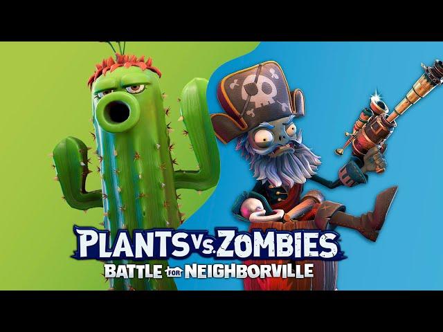 CACTUS VS CAPTAIN DEADBEARD | Plants vs Zombies Battle for Neighborville