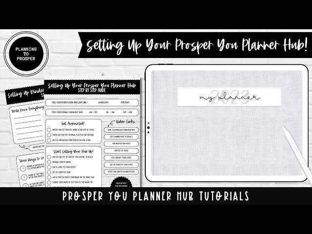 Setting Up Your Prosper You Planner Hub - A Step by Step Guide!  | P2P Planner Hub Tutorials |