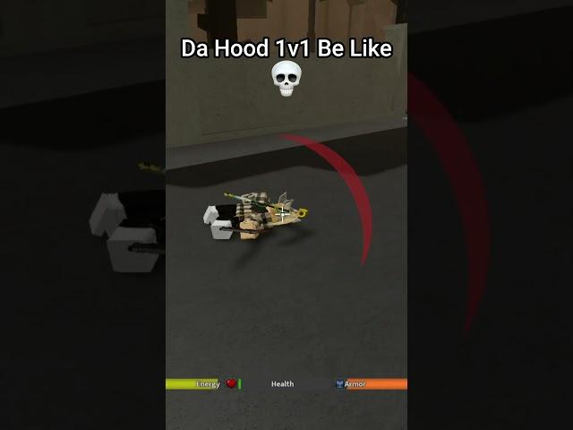 Da Hood 1v1 Be Like #viral #entertaining #entertainment #roblox #funny #coems #dahood