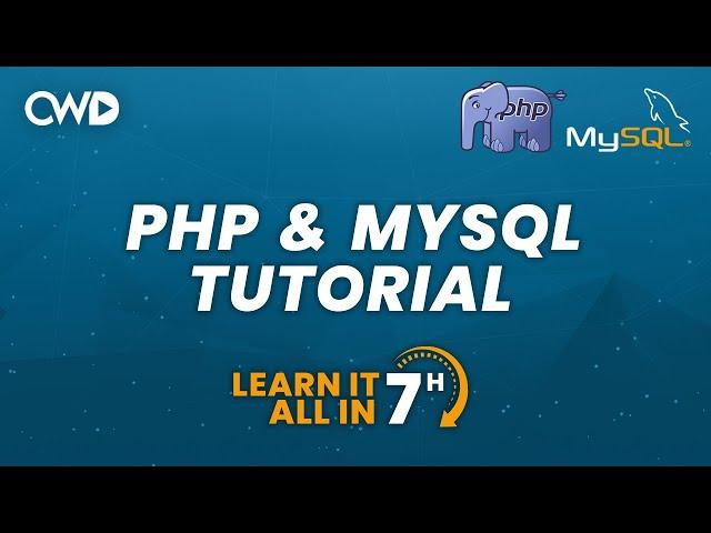 PHP & MySQL Tutorial | Learn PHP From Scratch | Full Tutorial