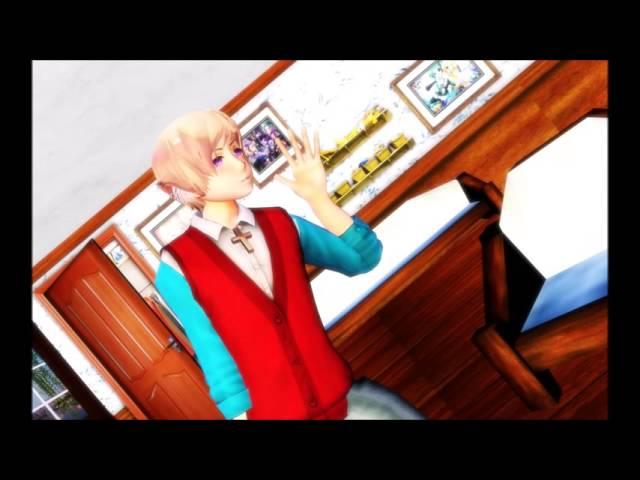 (MMD x APH) [Hanyotalia]  Neko Tino { I'm a kitty kat}