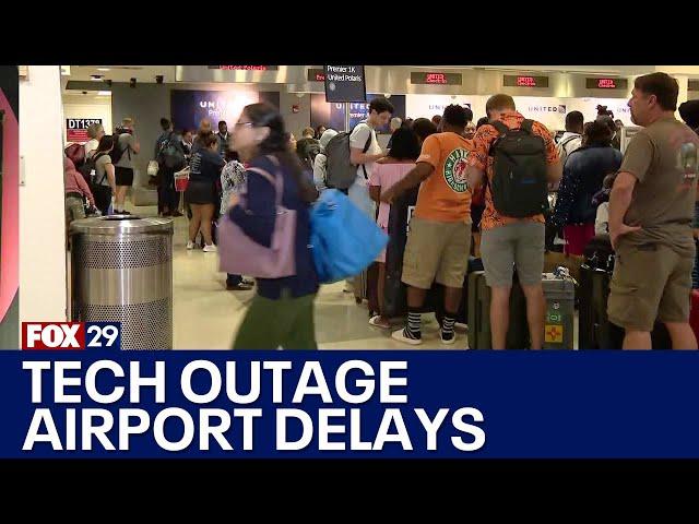 Philadelphia International Airport impacted by global tech outage