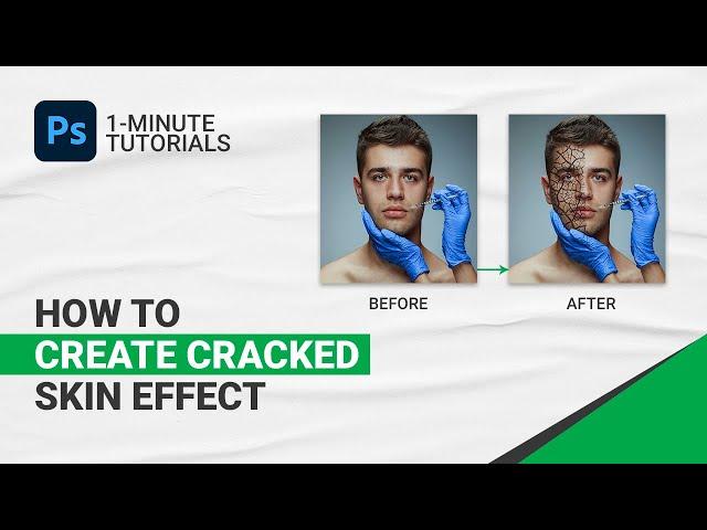 How to create cracked skin effect in photoshop