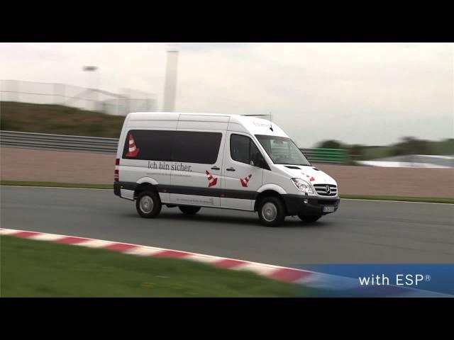 EN | Bosch ESP® for light commercial vehicles ‒ Cornering with and without ESP®