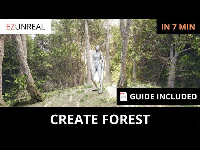 Unreal Engine 5 Tutorial for Beginners: How to Easily Create Forest Environment