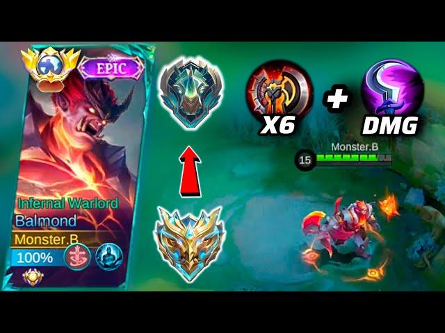 NEW SEASON BALMOND EXP LANE HOW TO FAST SOLO RANK UP! NEW RECOMMENDED BUILD - MLBB