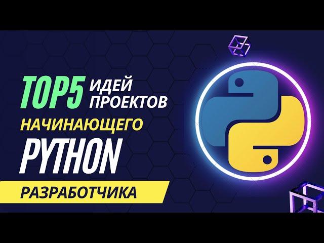 ТОП 5 ИДЕЙ проектов для начинающего Python разработчика