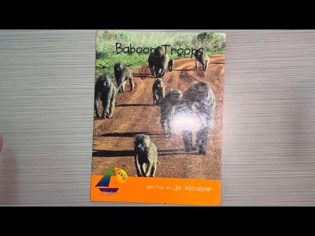 Baboon Troops is a nonfiction read aloud for kids by Jo Windsor