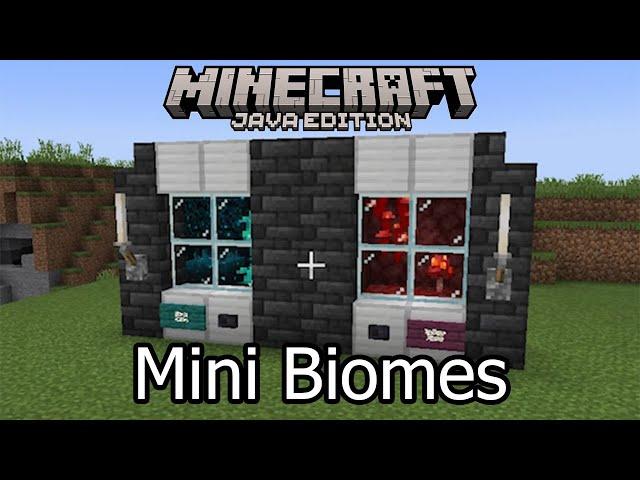 How to make a Mini Biomes Build in Minecraft Laboratory - Build Hacks & Ideas