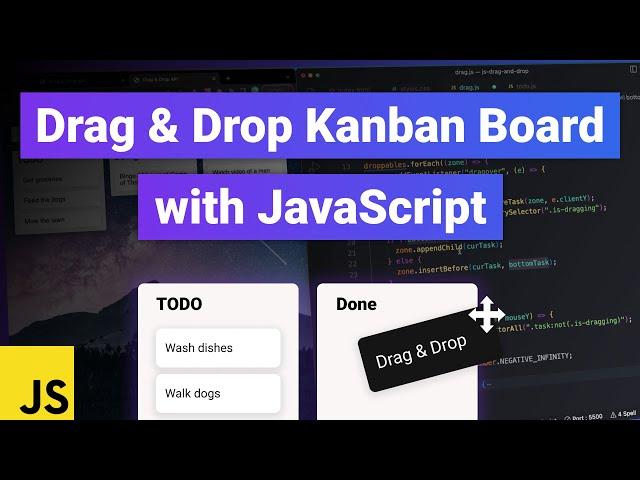 How To Build A Drag & Drop Kanban Board With JavaScript