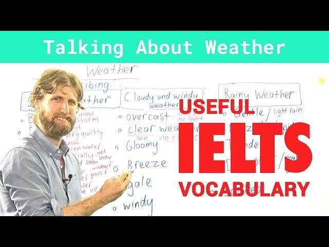 IELTS Speaking Vocabulary - Talking about the weather