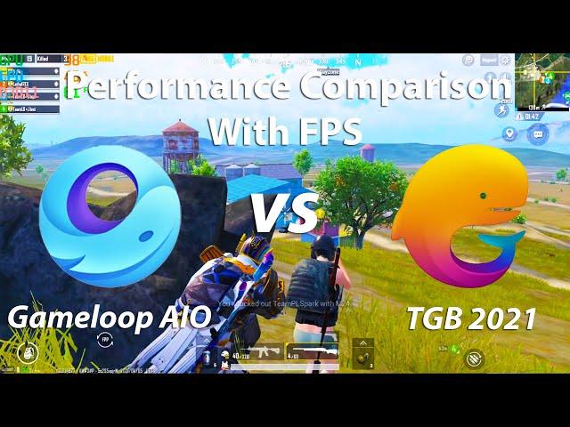 Gameloop 7.1 AIO  Vs TGB 2021 | 90 FPS Emulator For PUBG Mobile | Detailed Comparison With FPS Meter