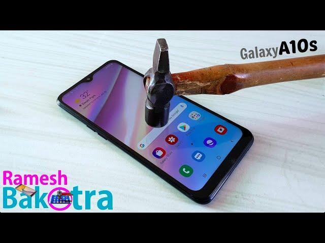 Samsung Galaxy A10s Screen Scratch Test