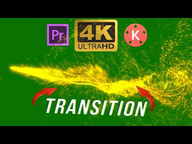 Green Screen Light Sparks Transition Effects 4K + SFX