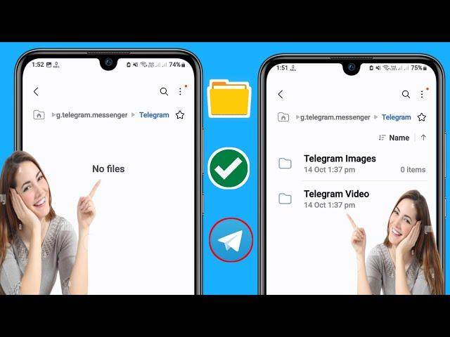 Cara Memperbaiki File & Media yang Diunduh Telegram Tidak Tampil || File Unduhan Telegram hilang