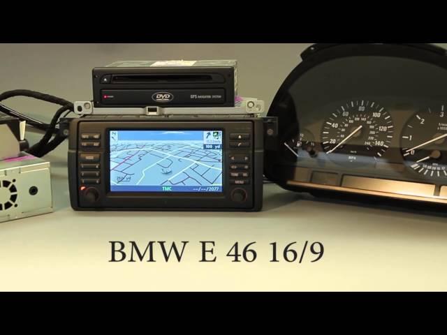 BMW E46 16:9 Navigationssystem / Reparatur / Meisterhand-Service