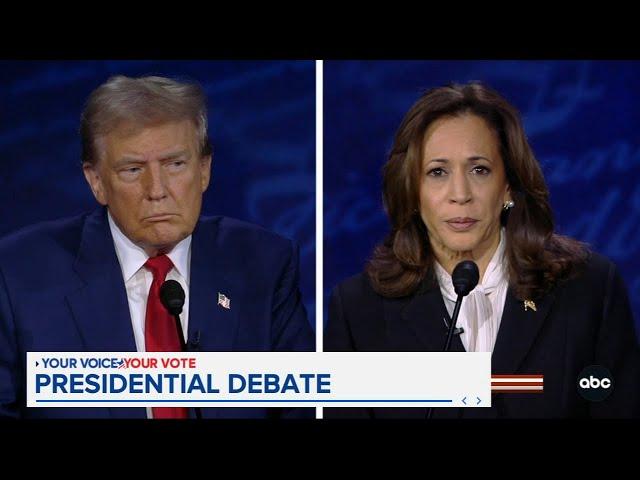 Recap of the ABC News presidential debate between Trump, Harris