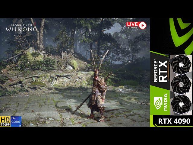 Black Myth Wukong New Game+ Chapter 1 Live Stream 4K | RTX 4090 | i9 14900KS