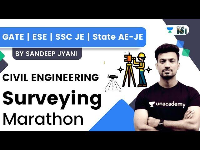 Surveying Marathon | Civil Engineering | Sandeep Sir | Civil 101